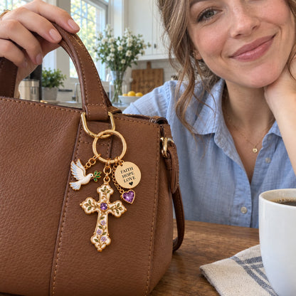 🔥LAST DAY 50% OFF-Emotional Support Jesus Keychain | Always With You Gift Set with Message Card