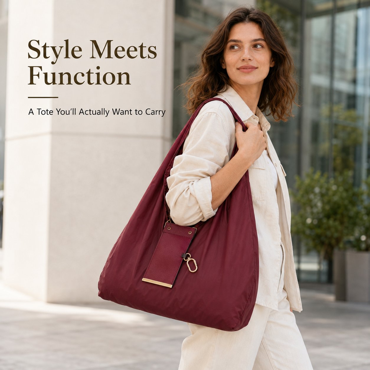 Handheld tote bag