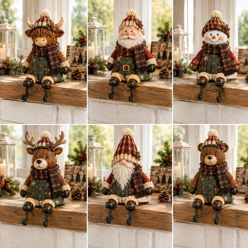 🔥 Last Day 49% OFF - Christmas Stocking Holder Shelf Sitters (📦Buy 2 Free Shipping)