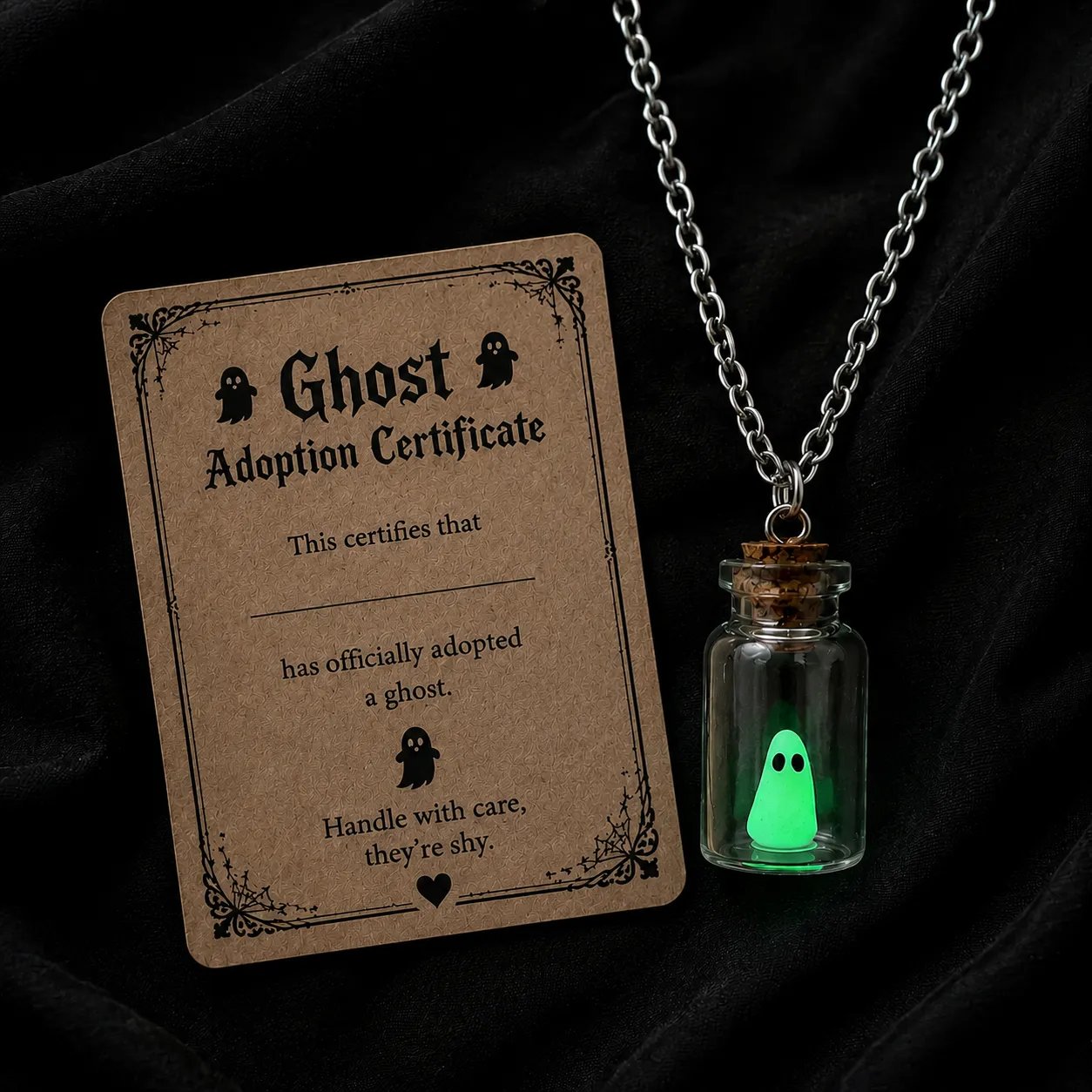 🔥 Last Day 49% OFF-Ghost Adoption Necklace