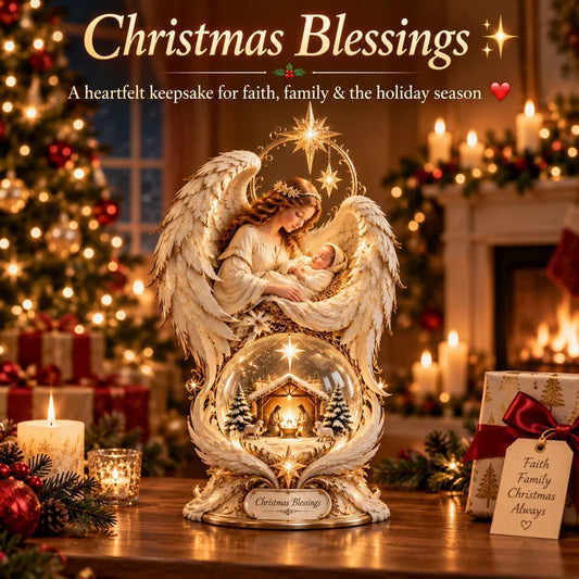 ✝️ Bring the Holy Night Home – Heavenly Noel Nativity Light