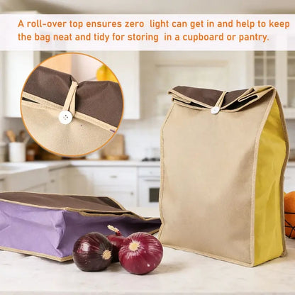 Reusable Self Sealing Potato & Onion Storage Bags