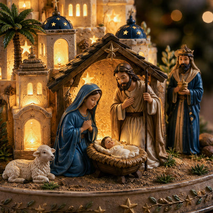 🔥 Today Only: Get 49% Off ✨ Bethlehem Nativity Church Light Tower