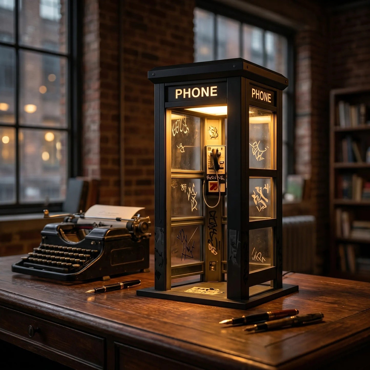 ✨Vintage Phone Booth Ambient Lamp- 🎁Light up Every Cozy Corner💛