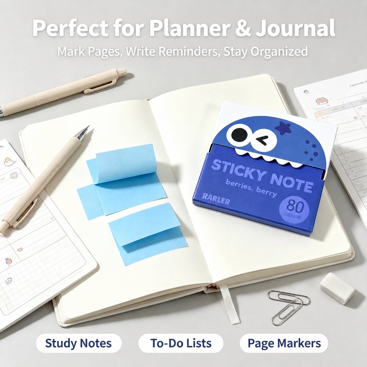 Cute Monster Pull-out Sticky Notes