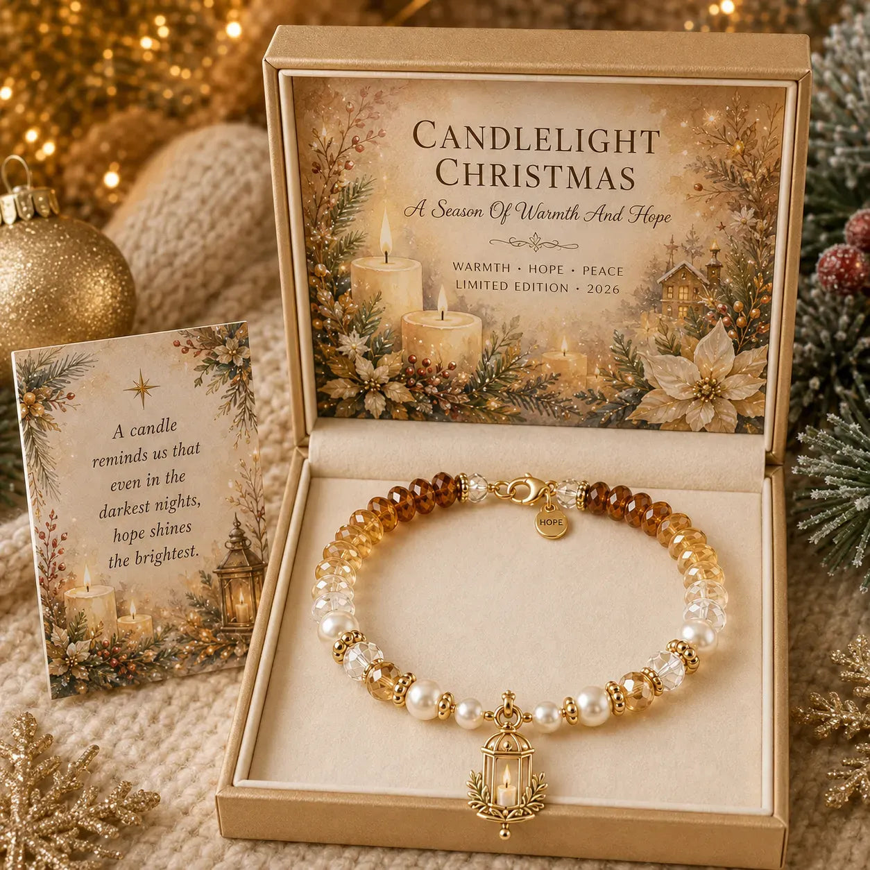 ⏳ LAST DAY 49% OFF — ✝️ Christmas Blessings Bracelet Set 🎄 | Wear the Faith. Share the Blessing.