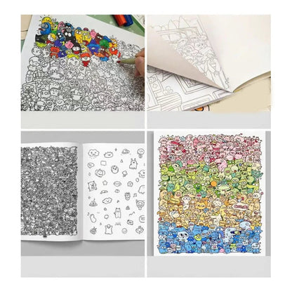 Creative Doodle Art Coloring Book