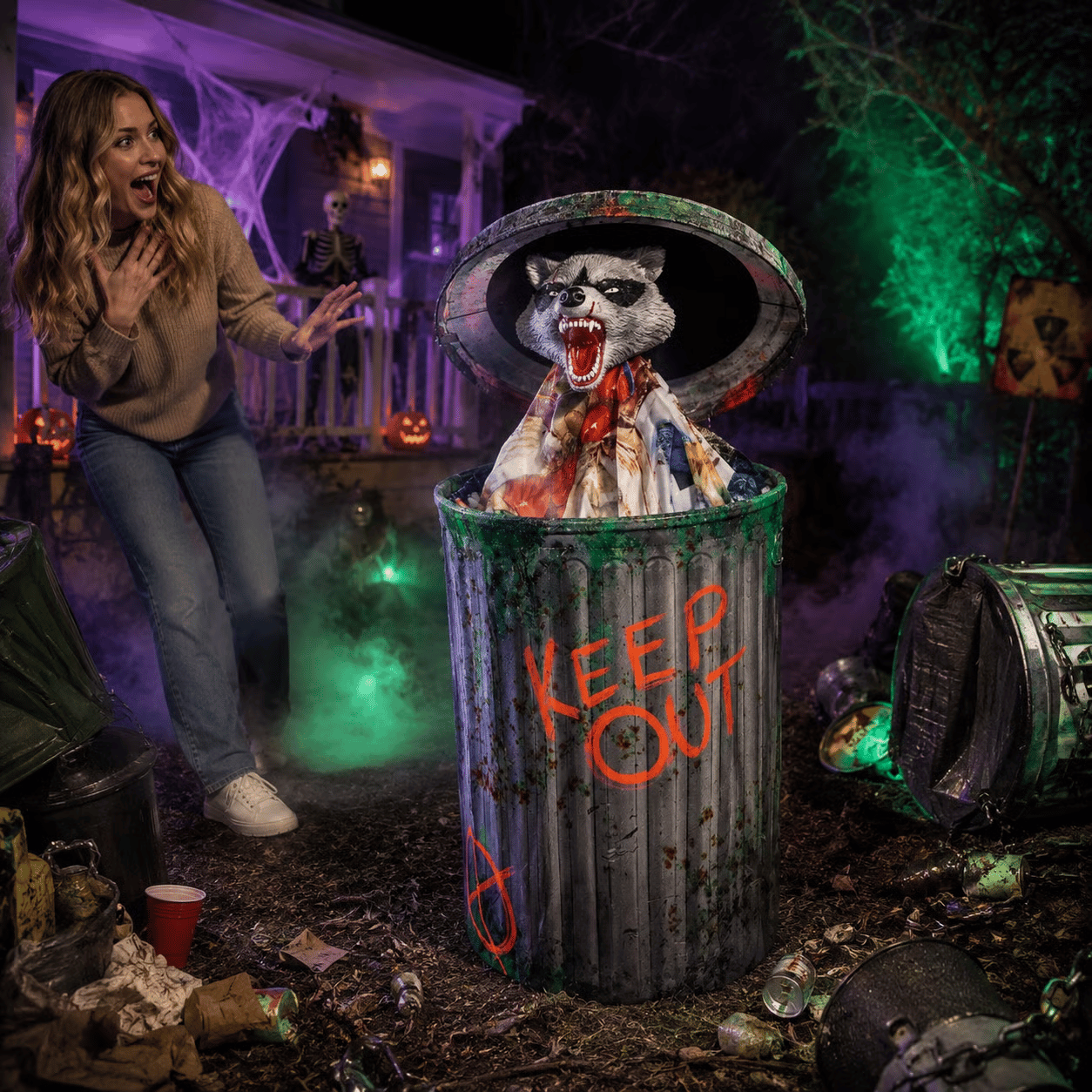 🎃 The Trash Is Moving... And It’s Hungry! 🦝