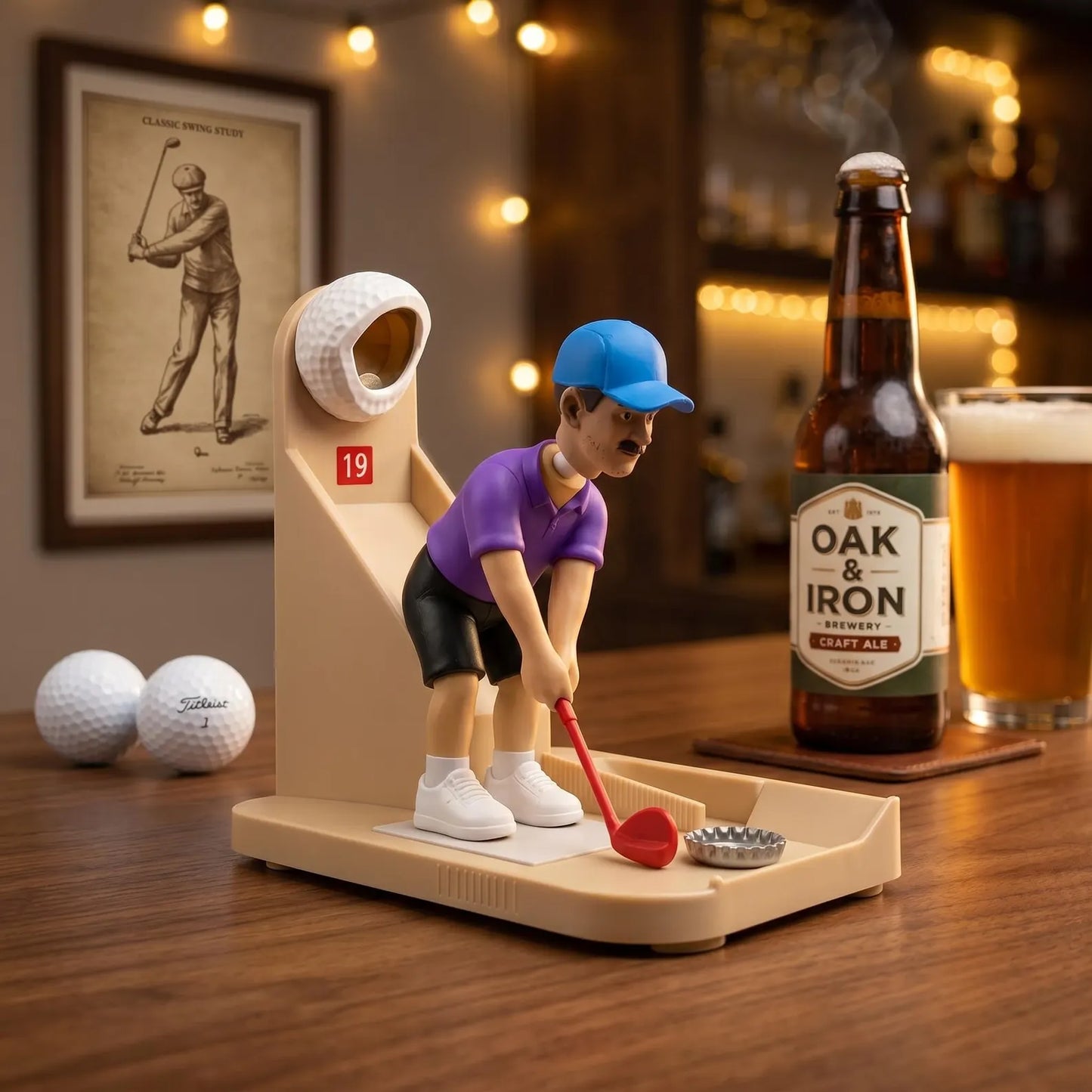 Golf-Themed Fun Bottle Opener