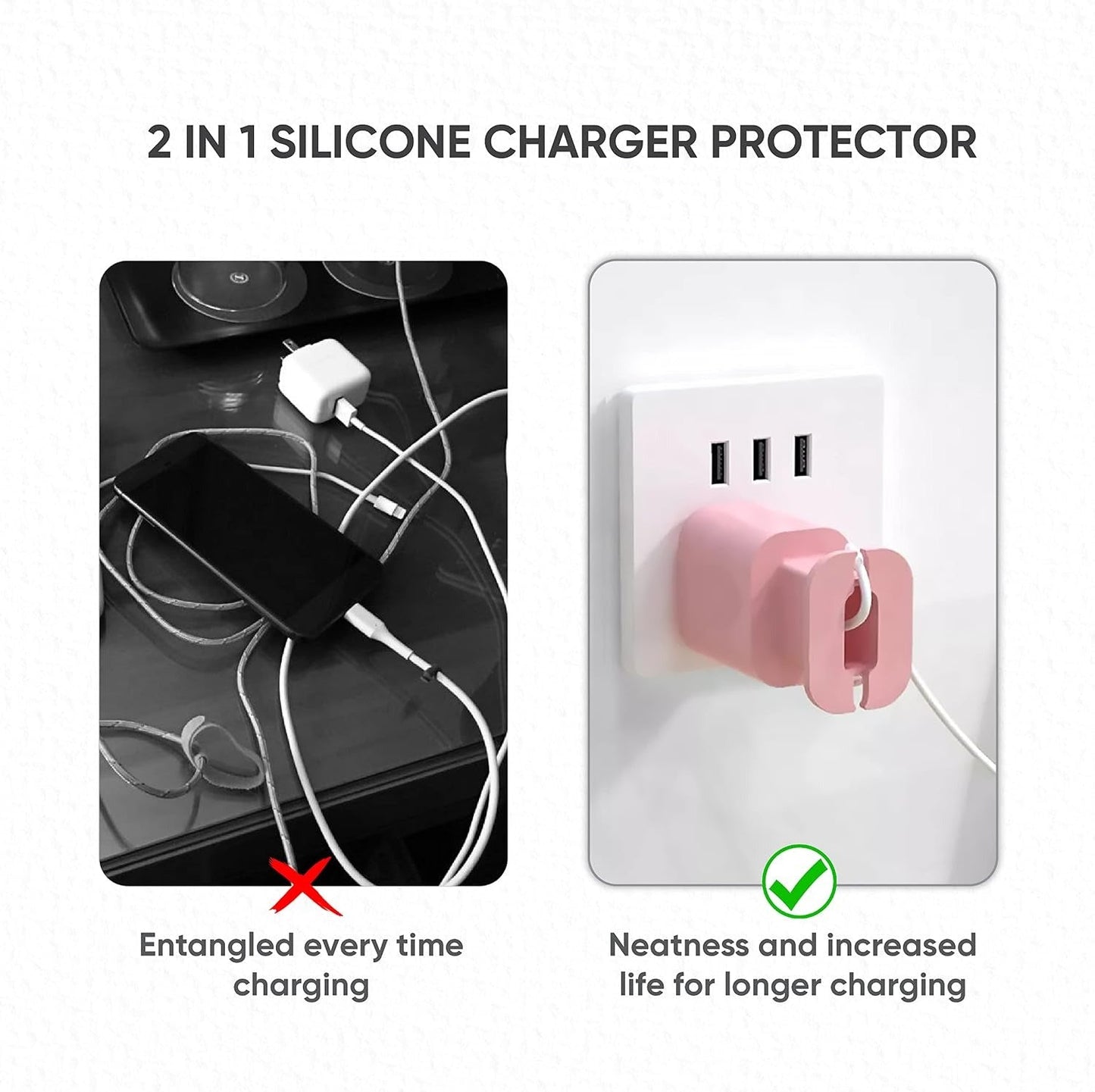 2-in-1 iPhone Charger Protector & Cable Winder