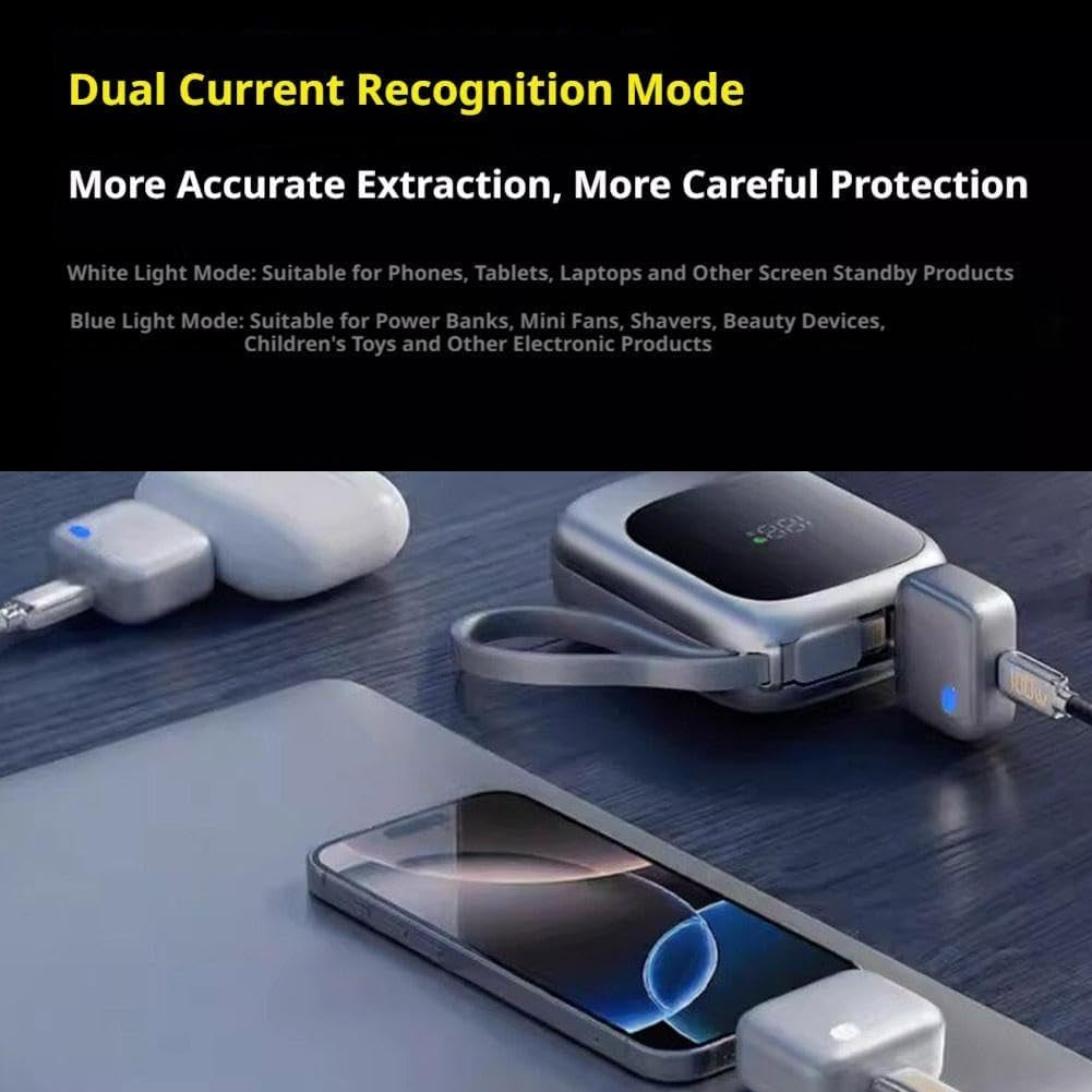 Cotitoc ™Smart Auto Stop Charging Adapter Auto Cut-Off Charger Protector with AI Full-Charge Disconnect Universal Overcharge Protection Adapter for Phone