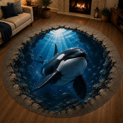🌊 50% OFF Ocean Portal Illusion Rug™ - A Realistic 3D Ocean World Beneath Your Feet