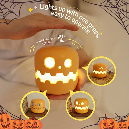 🔥2026 Bestseller🔥 Cute Pumpkin Night Light – Cozy Glow for Kids' Rooms, Parties & Halloween