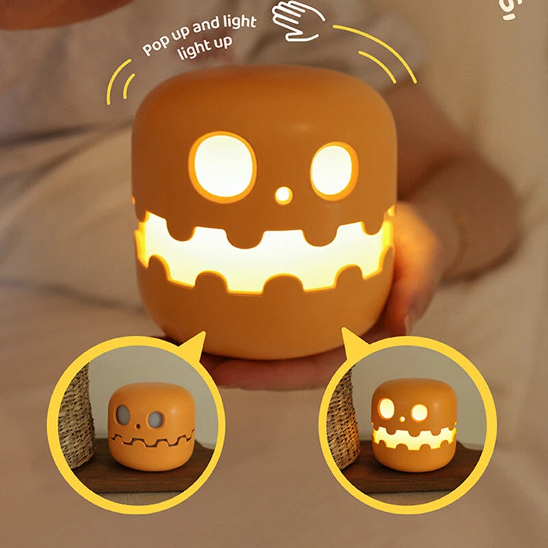 🔥2026 Bestseller🔥 Cute Pumpkin Night Light – Cozy Glow for Kids' Rooms, Parties & Halloween