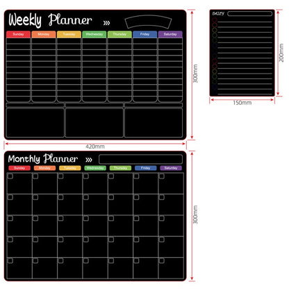 Magnetic Erasable Calendar Set