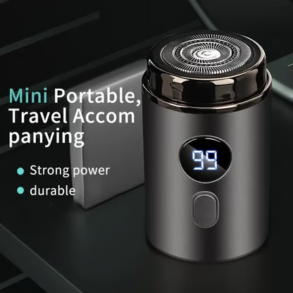 ⏰LAST DAY 57%OFF🔥Smart Mini Electric Shaver – LED Display, Waterproof & Portable
