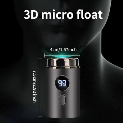 ⏰LAST DAY 57%OFF🔥Smart Mini Electric Shaver – LED Display, Waterproof & Portable