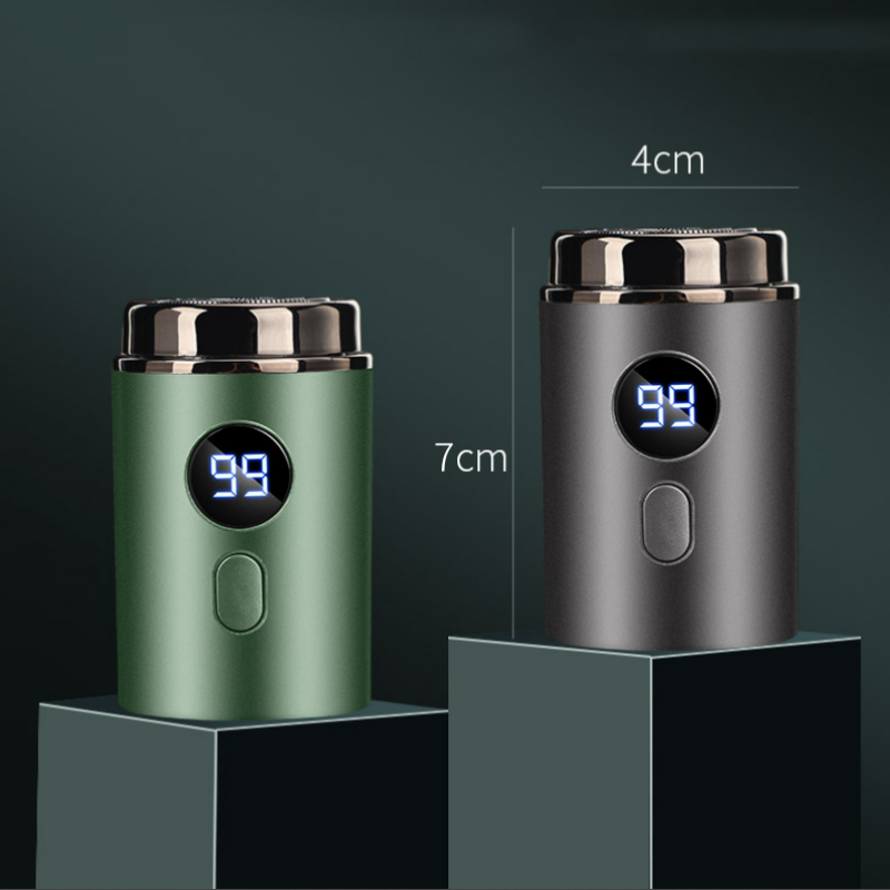⏰LAST DAY 57%OFF🔥Smart Mini Electric Shaver – LED Display, Waterproof & Portable