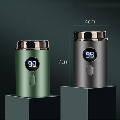 ⏰LAST DAY 57%OFF🔥Smart Mini Electric Shaver – LED Display, Waterproof & Portable