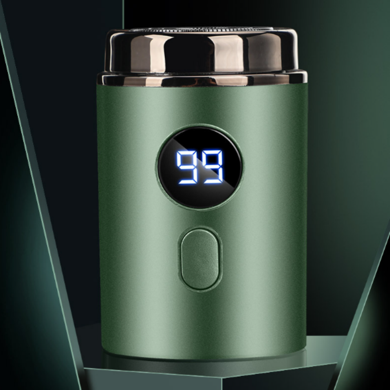 ⏰LAST DAY 57%OFF🔥Smart Mini Electric Shaver – LED Display, Waterproof & Portable