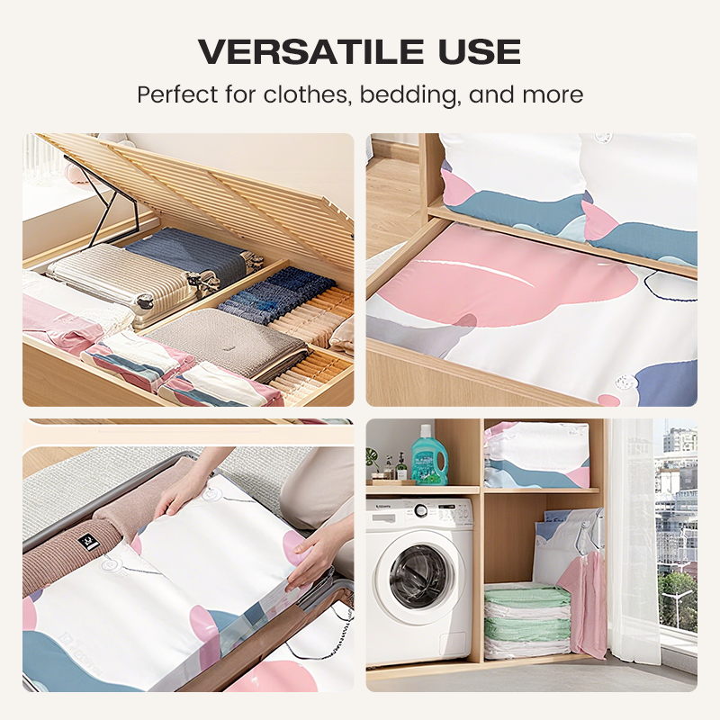 ⏳ Limited-Time Sale 🔥 - Pump-Free Vacuum Compression Bags, Large Size