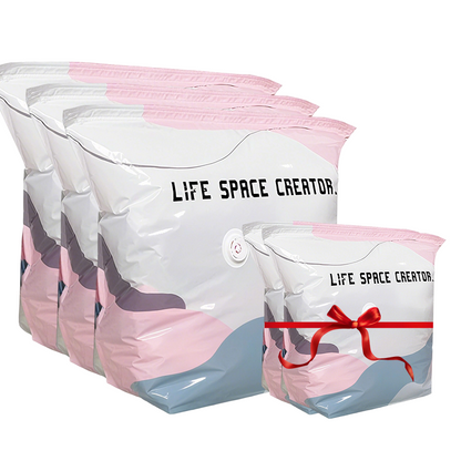 ⏳ Limited-Time Sale 🔥 - Pump-Free Vacuum Compression Bags, Large Size