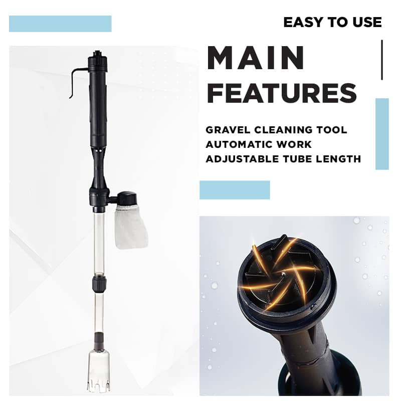 50% off 🔥 Electric Aquarium Gravel Cleaner