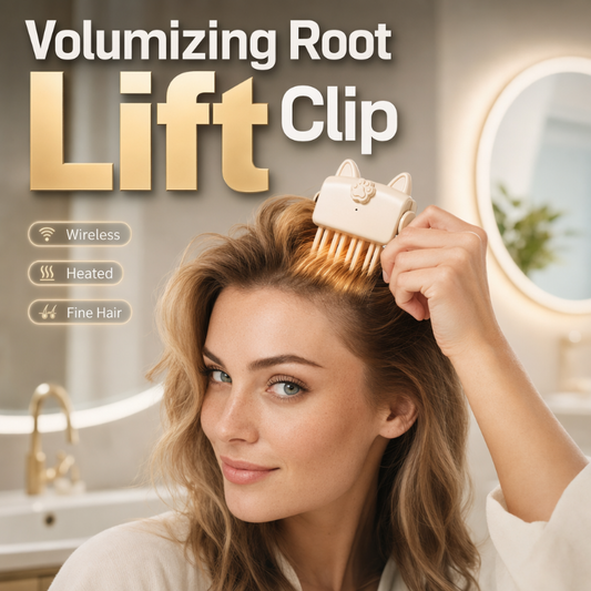 48K+ vendus - Clip sans fil chauffant pour soulever les racines et donner du volume, Outil de coiffure de voyage portable pour cheveux plats et fins
