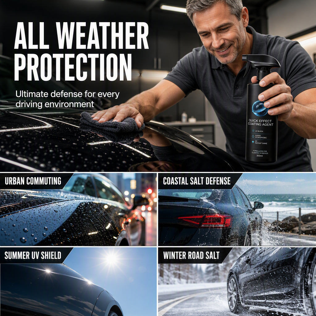 📢Limited-time 50% off!! 📢Buy 2 Get 1 Free!! ⏰Instant Glow Car Coating Spray